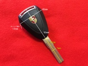 ポルシェ 997 987 OEM キーシェル＆純正キーヘッド用エンブレム